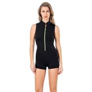 Endeep Kız Çocuk Şortlu Siyah Yüzücü Bikini Takımı
