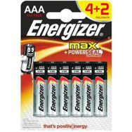 Energizer Alkaline Max Power 4+2 AAA İnce Pil