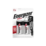 Energizer C2 LR14 Max Alkaline Orta Boy C 2'li Pil