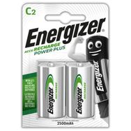 Energizer Power Plus Şarj Edilebilir 2500 mAh 2'li C Boy Pil