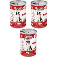 Energy Kuzu Etli 3x400 gr Konserve Yavru Köpek Maması