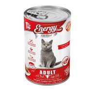 Energy Sığır Etli Yetişkin 4x400 gr Kedi Maması