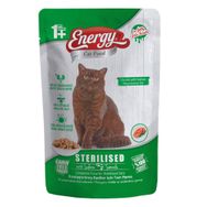 Energy Somonlu 72x85 gr Islak Kedi Maması