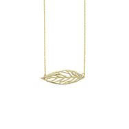Engin Gold 14 Ayar Altın Sade Yaprak Kolye