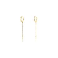 Engin Gold 14 Ayar Sade Altın Sarkıt Küpe