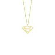 Engin Gold 14k Altın Superman Kolye