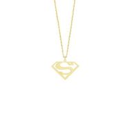 Engin Gold 14k Altın Superman Kolye