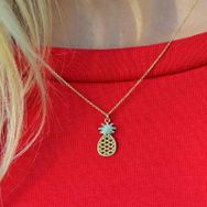 Engin Gold 14k Sarı Altın Ananas Kolye