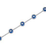 Engin Gold Nazar Boncuklu 1,87 Ct Pırlanta Bileklik