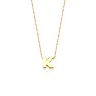 Engin Kuyumculuk 14 Ayar Altın K Harfli Kolye