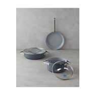 English Home 24-28-28 cm Gri Berlin Fusion Pro Tencere Seti