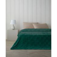 English Home Classic Check Jakarlı Supersoft Tek Kişilik Battaniye 150X200 cm Koyu Yeşil - 150 x 200 cm