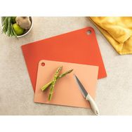 English Home Cut Me Plastik 2'li 27-34 cm Kırmızı Kesme Tahtası