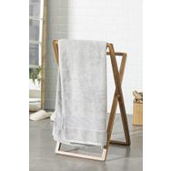 English Home Deluxe Pamuklu Low Twist Gri 70x140 cm Banyo Havlusu