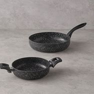 English Home Granada Alüminyum 2 Parça 20x26 cm Siyah Tava Sahan Seti