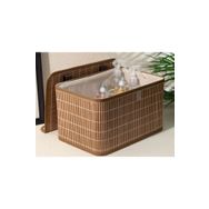 English Home Hardwood Bambu Kahve 33x23x20 cm Saklama Kutusu