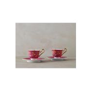 English Home Miranda New Bone China 4 Parça 2 Kişilik 90 ml Pembe Kahve Fincan Takımı