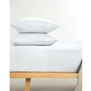 English Home Novella Premium Soft Cotton Beyaz Çift Kişilik Lastikli Çarşaf Takımı