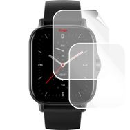 Engo Amazfit GTS 2E 42 mm Tam Kaplama TPU Film 2 Adet Ekran Koruyucu