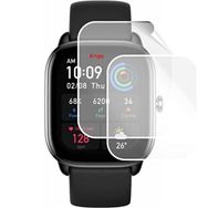 Engo Amazfit GTS 4 Mini Tam Kaplama Şeffaf TPU Film 2 Adet Ekran Koruyucu