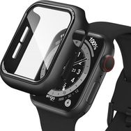 Engo Apple Watch 6 44 mm Sert PC Kasa Ekran Koruyucu Kılıf