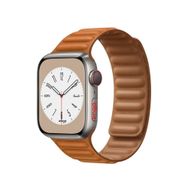 Engo Apple Watch 8 41 mm Kahverengi Baklalı Kordon