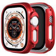 Engo Apple Watch Ultra Sert PC Kasa Watch Ultra 49 mm Kırmızı Kılıf