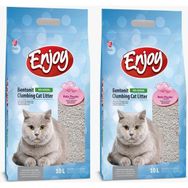 Enjoy Bebek Pudra Kokulu 2x10 lt Kedi Kumu