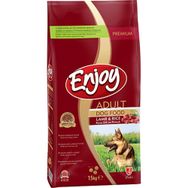 Enjoy Kuzu Etli ve Pirinçli 10 kg Yetişkin Köpek Maması