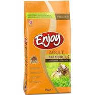 Enjoy Premium Ciğerli Renkli Taneli 15 kg Yetişkin Kedi Maması