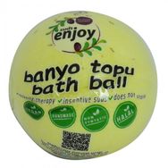 Enjoy Sarı 90-120 gr Papatyalı El Yapımı Banyo Küvet Topu Sabunu