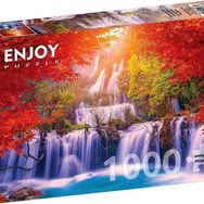 Enjoy Sonbahar'da Tayland Thee Lor Su Şelalesi 1000 Parça Puzzle