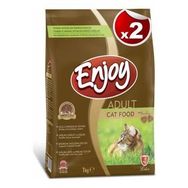 Enjoy Tavuklu 2x1 kg Tüm Irklar İçin Yetişkin Kuru Kedi Maması