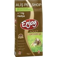 Enjoy Tavuklu Çok Renkli 15 + 1 kg Yetişkin Kedi Maması