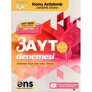 Ens Yayıncılık AYT Sayısal Destek 3'lü Özel Konu Anlatımlı Deneme