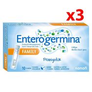 Enterogermina Family 4 Milyar Probiyotik 3 Adet 5 ml 20 Flakon