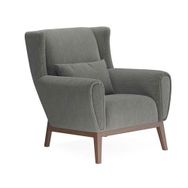 Enza Home 10906 Netha Keten Dokulu Gri Berjer