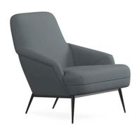 Enza Home 12504 Valdera Süet Dokulu Gri Berjer