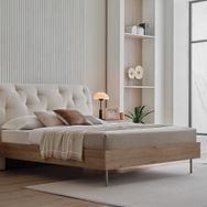 Enza Home Cante Meşe-Bej Yatak Odası