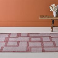 Enza Home Gemar 1.60x2.30 cm Krem Bordo Polyester Halı