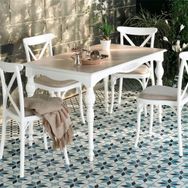 Enza Home Gina 2 Adet Gri Keten Dokulu Kumaş Sandalye