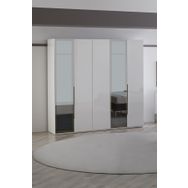 Enza Home Legato 5 Kapaklı Beyaz Gardrop