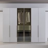 Enza Home Legato 6 Kapaklı Akordeon Beyaz Gardrop