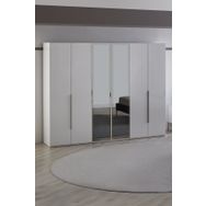 Enza Home Legato 6 Kapaklı Beyaz Gardrop