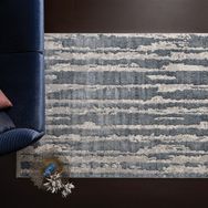 Enza Home Liberta Gri Lacivert 1.60x2.30 cm Polyester ve Polipropilen Halı
