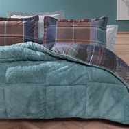 Enza Home Mosi Indigo Triola Çift Kişilik Nevresim Takımı