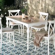 Enza Home Oliva 127-161x79 cm Mutfak Masası