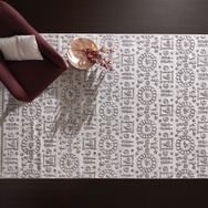 Enza Home Ornella Polyester ve Polipropilen Açık Gri 160x230 cm Halı