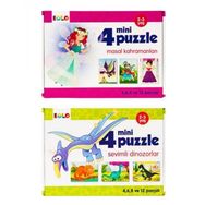 Eolo 2 Yaş Masal Kahramanları ve Dinozorlar Puzzle Set