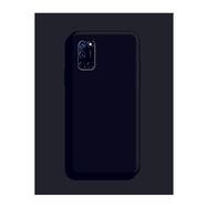 Eonaks Oppo A72 Kamera Korumalı Silikon Rubber Arka Kapak Siyah Kılıf